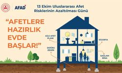 Afetlere karşı bilinçli olmak, geleceğimizi güvenle inşa etmenin ilk adımıdır!