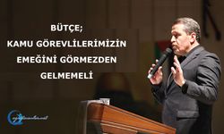 BÜTÇE; KAMU GÖREVLİLERİMİZİN EMEĞİNİ GÖRMEZDEN GELMEMELİ