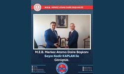 MERKEZ ATAMA DAİRE BAŞKANI SAYIN KADİR KAPLAN İLE GÖRÜŞTÜK.
