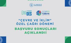 ÜNİDES “Çevre ve İklim” Özel Çağrı Dönemi sonuçları açıklandı!