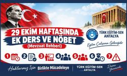 29 Ekim Ek Ders ve Nöbet Ek Dersleri