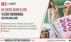 Ek Ders Ücretleri %200 Oranında Artırılmalıdır