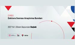 EMBO Doktora Sonrası Araştırma Bursları 2027 Yılı 1. Dönem Başvuruları Başladı