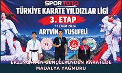 Erzincan’ın Gençlerinden Karatede Madalya Yağmuru