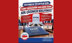 GÖSTERMELİK TOPLANTILAR DEĞİL, KAMU EMEKÇİSİNİN HAKLARINI VEREN ADİL ÇÖZÜMLER BEKLİYORUZ!