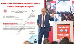 KPDK’da kamu personelini ilgilendiren önemli kararlar alınacağına inanıyoruz