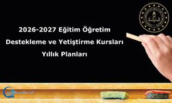 2026-2027 Eğitim Öğretim Destekleme ve Yetiştirme Kursları Yıllık Planları