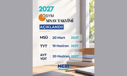 2027 sınav takvimi açıklandı!