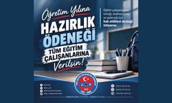 ÖĞRETİM YILINA HAZIRLIK ÖDENEĞİ TÜM EĞİTİM ÇALIŞANLARINA VERİLSİN!