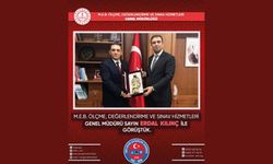 ÖLÇME, DEĞERLENDİRME VE SINAV HİZMETLERİ GENEL MÜDÜRÜ SAYIN ERDAL KILINÇ İLE GÖRÜŞTÜK