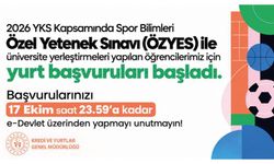 ÖZYES Öğrencilerinin Yurt Başvuruları Başladı