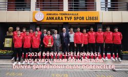 2026 Dünya Liselerarası Voleybol Şampiyonası'nda dünya şampiyonu olan öğrenciler