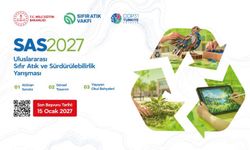ULUSLARARASI SIFIR ATIK VE SÜRDÜRÜLEBİLİRLİK YARIŞMASI DÜZENLENECEK