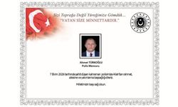 Polis memurumuz Ahmet Türkoğlu şehit oldu. Ruhu şad olsun