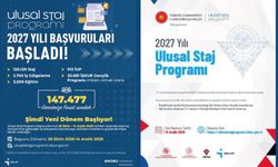Ulusal Staj Programı 2027 yılı başvuruları başladı!