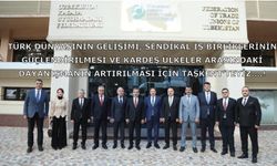 Türk dünyasının gelişimi, sendikal iş birliklerinin güçlendirilmesi ve kardeş ülkeler arasındaki dayanışmanın artırılması üzerine verimli bir görüşme gerçekleştirdik.