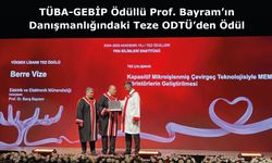 TÜBA-GEBİP Ödüllü Prof. Bayram’ın Danışmanlığındaki Teze ODTÜ’den Ödül