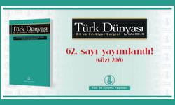 Türk Dünyası Dil ve Edebiyat Dergisi’nin 62. sayısı yayımlandı