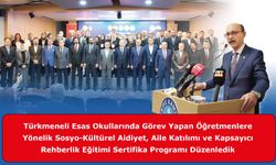 Türkmeneli Esas Okullarında Görev Yapan Öğretmenlere Yönelik Sosyo-Kültürel Aidiyet, Aile Katılımı ve Kapsayıcı Rehberlik Eğitimi Sertifika Programı Düzenledik