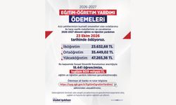 Eğitim-öğretim yardımı ödemelerini 23 Ekim Cuma günü gerçekleştiriyoruz