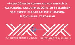 Öğretim Üyelerinin Sözleşmeli Olarak Çalıştırılmasına İlişkin Usul ve Esaslar