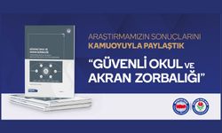 GÜVENLİ OKUL VE AKRAN ZORBALIĞI ARAŞTIRMAMIZIN SONUÇLARINI KAMUOYUYLA PAYLAŞTIK