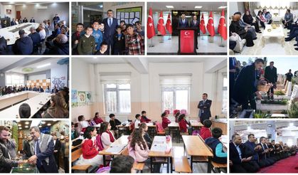 Yusuf Tekin, Şanlıurfa programı kapsamında okulları ziyaret etti