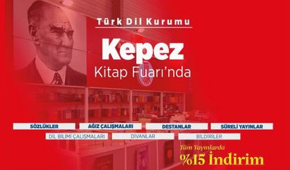 Türk Dil Kurumu yayınları Kepez Kitap Fuarı’nda