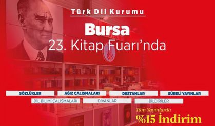Türk Dil Kurumu yayınları Bursa 23. Kitap Fuarı’nda