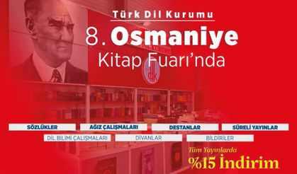 Türk Dil Kurumu yayınları 8. Osmaniye Kitap Fuarı’nda