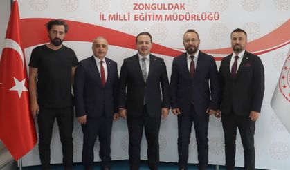 Zonguldak İl Milli Eğitim Müdürü Uygar Keskin’i ziyaret