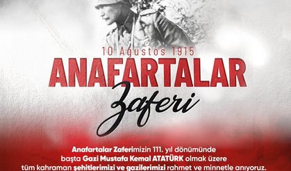 Çanakkale destanının yazılmasında önemli bir merhale olan Anafartalar Zaferimiz
