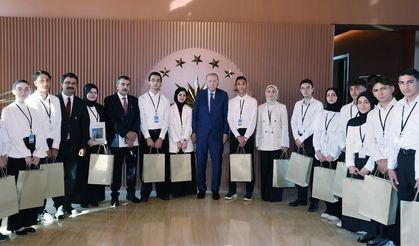 Maziden Atiye” Programına Katılan Öğrenciler Cumhurbaşkanı ile buluştu