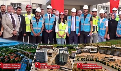 Yurt inşaatları devam ediyor
