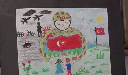 “Kahramanım Mehmetçik ve Vatan” konulu resim yarışmasında oylama devam ediyor