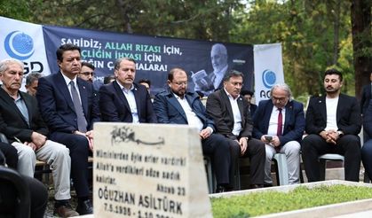 Oğuzhan Asiltürk’ü, vefatının sene-i devriyesinde kabri başında andık