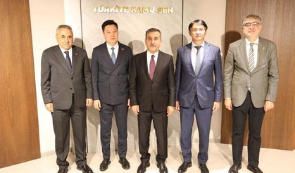 Moğolistan-Türkiye Dostluk Grubunu konfederasyonumuzda ağırladık