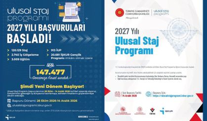 Ulusal Staj Programı 2027 yılı başvuruları başladı!