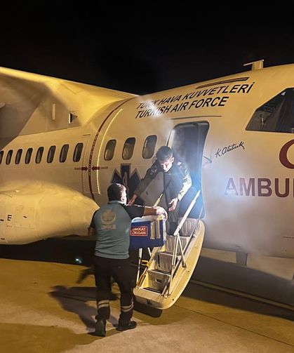 Samsun’dan Malatya’ya karaciğer grefti ulaştırıldı