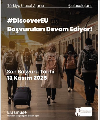 DiscoverEU başvuruları devam ediyor!
