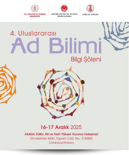 4. Uluslararası Ad Bilimi Bilgi Şöleni