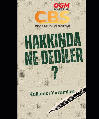 OGM Materyal Coğrafi Bilgi Sistemi Platformu