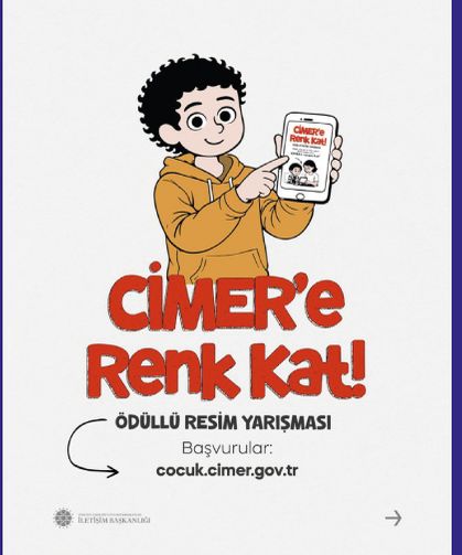 “CİMER’e Renk Kat” ödüllü resim yarışması