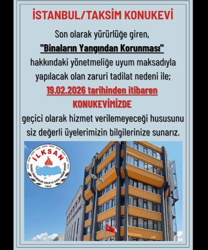 İLKSAN'dan duyuru