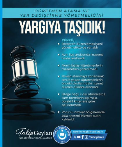 Yargıdayız