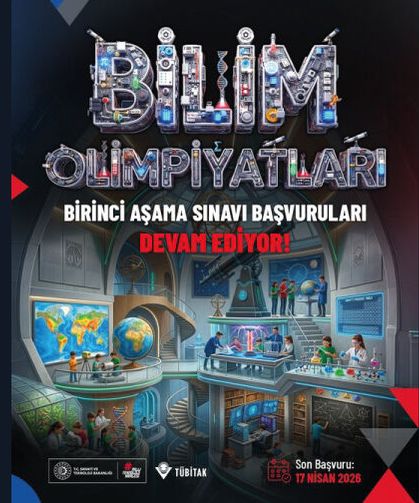TÜBİTAK ⁠Bilim Olimpiyatları Birinci Aşama Sınavı başvuruları devam ediyor!