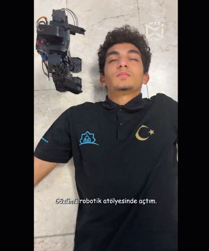 Gözümü robotik atölyesinde açtım!
