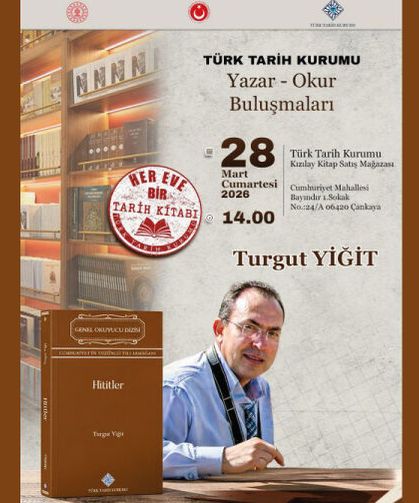 "Hititler" başlıklı eseri kaleme alan Turgut Yiğit