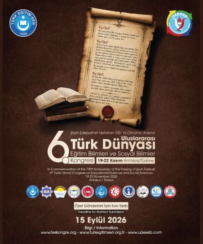 6. Uluslararası Türk Dünyası Eğitim Bilimleri ve Sosyal Bilimler Kongresi Antalya’da toplanıyor