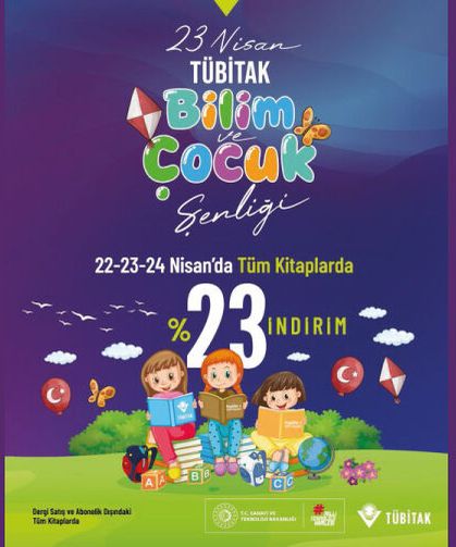 TÜBİTAK Popüler Bilim Yayınları’nda yüzde 23 indirim var!